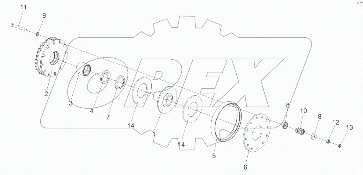  Муфта фрикционная КП-4-0103360