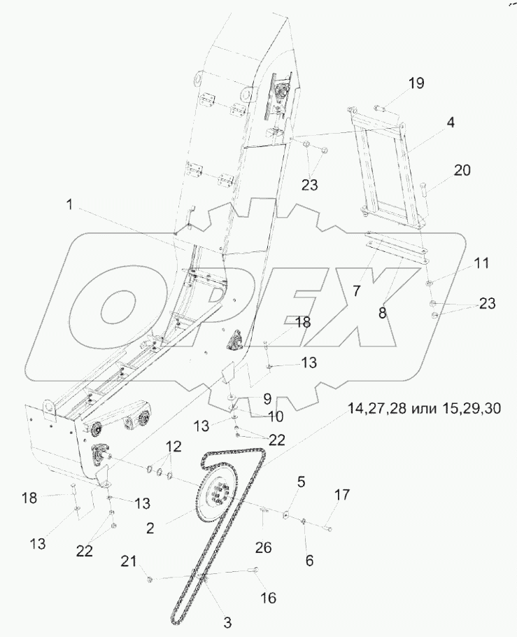  Установка транспортера загрузочного КП-4-0104000А