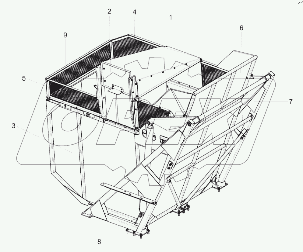  Установка бункера КП-4-0105000Б
