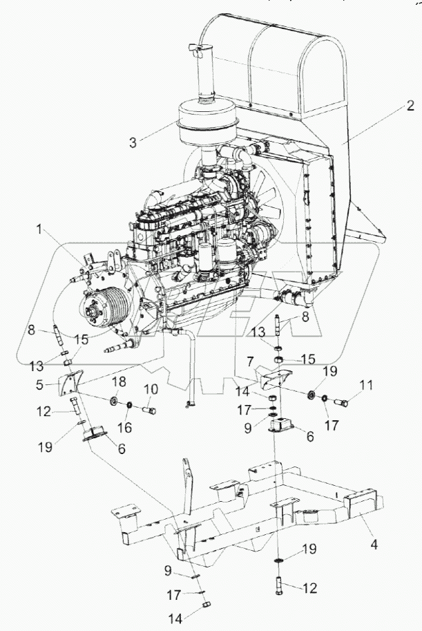  Двигатель КП-4-0106010