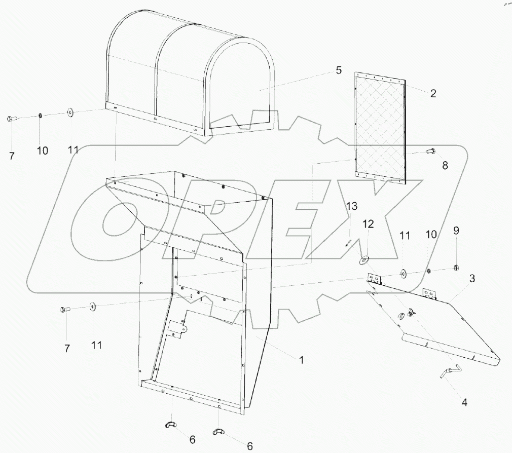  Воздухозаборник КП-4-0106100