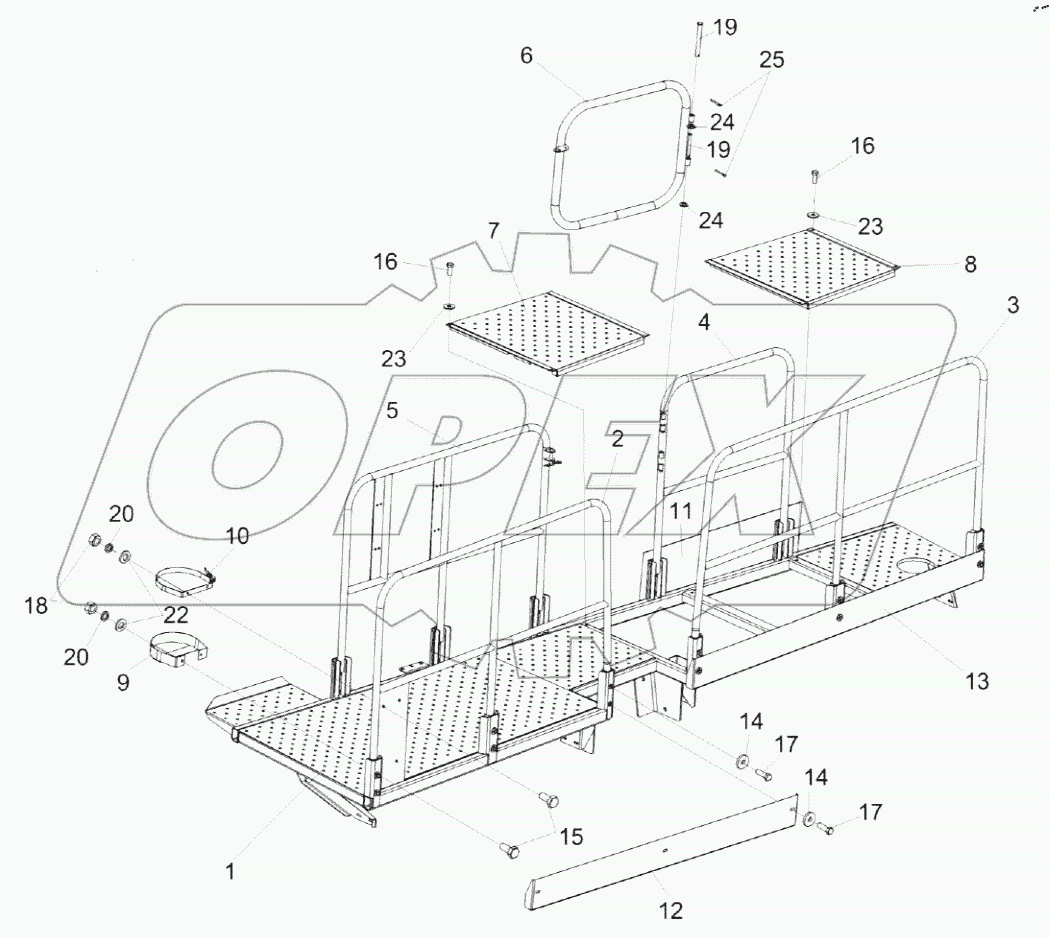  Площадка обслуживания КП-4-0135050