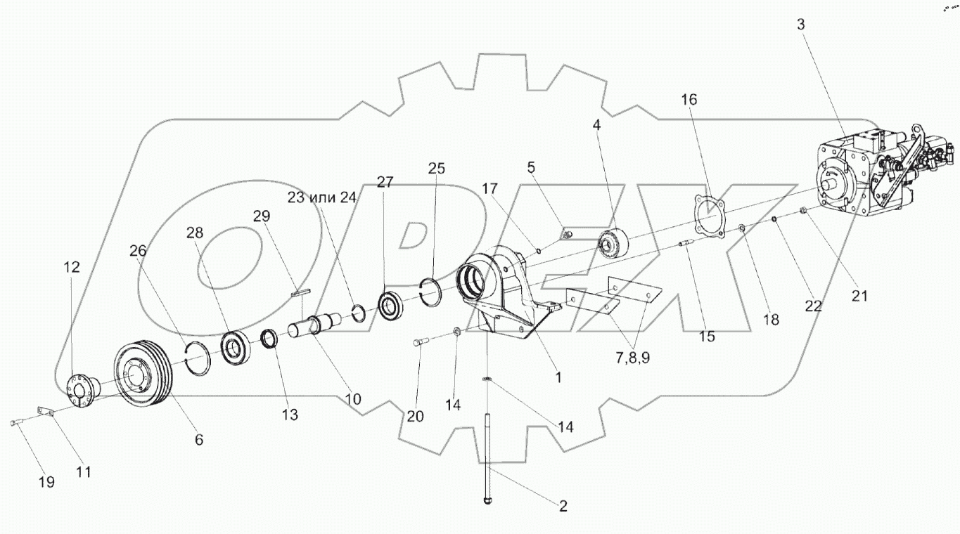 Установка тандема насосов КПС-4-0125200