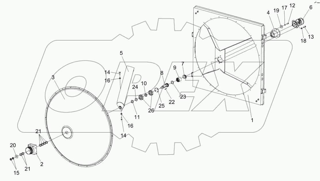 Воздухозаборник КВС-5-0155000