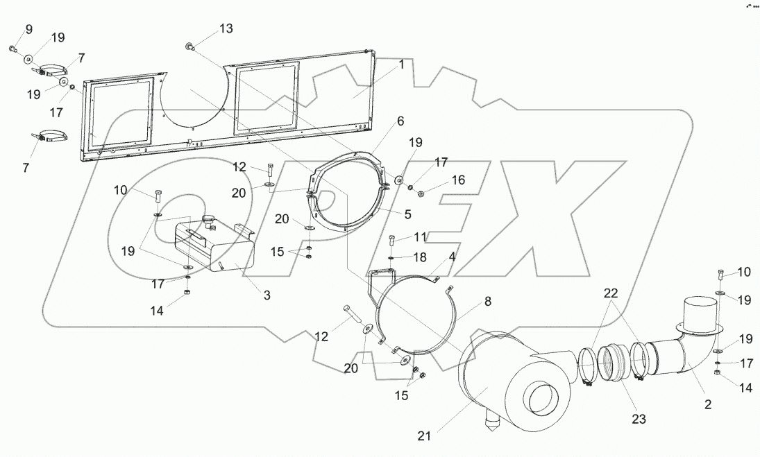 Капот верхний КВС-2-0162000