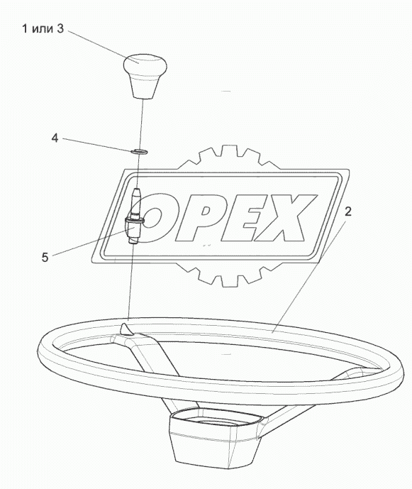Колесо рулевое УЭС 0302560