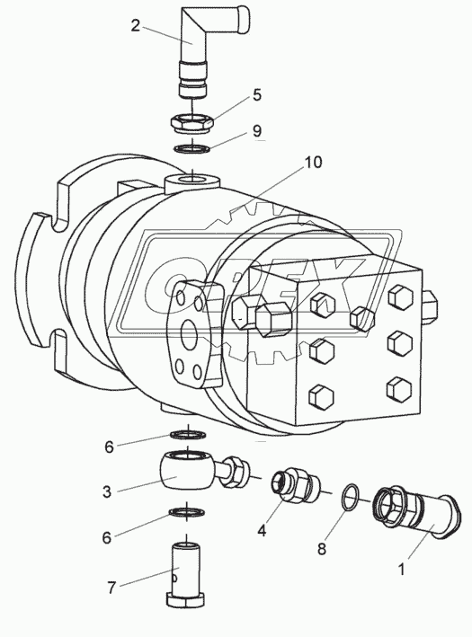 Гидромотор КВС-1-0601210