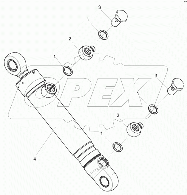 Гидроцилиндр КВС-2-0602500