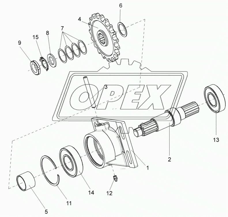 Контрпривод КВС-1-0111170