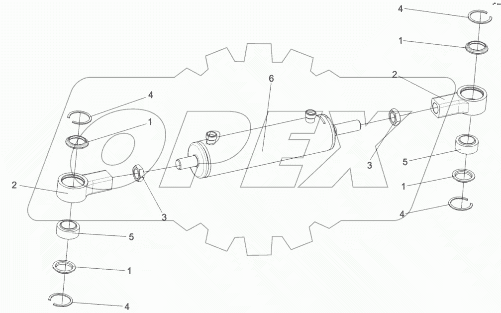 Гидроцилиндр УЭС-7-0109100