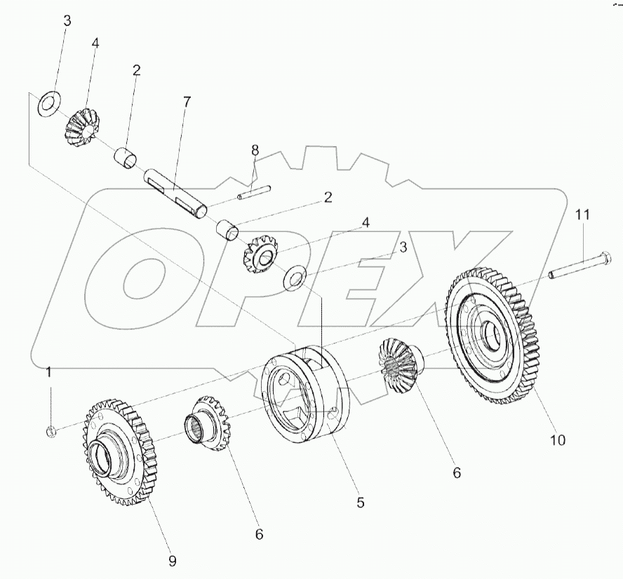 Дифференциал 3518020-43190
