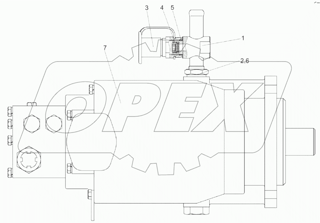 Гидромотор КВС-2-0601210-01