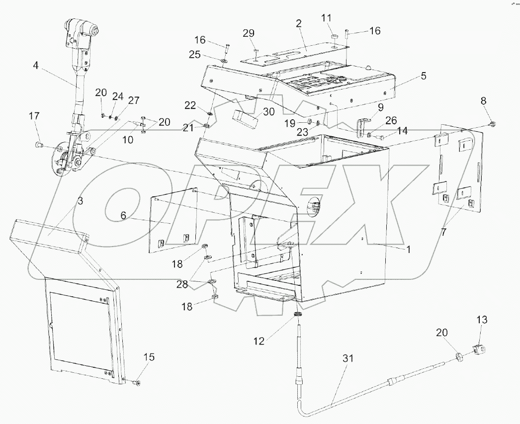 Пульт управления КВС-2-0129050В-03