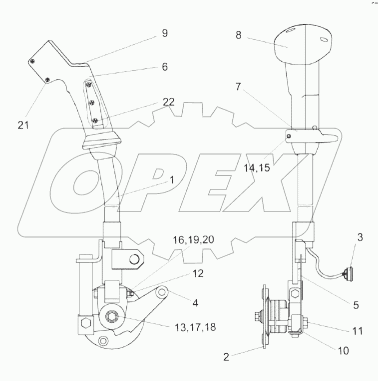 Привод КВС-5-0129550