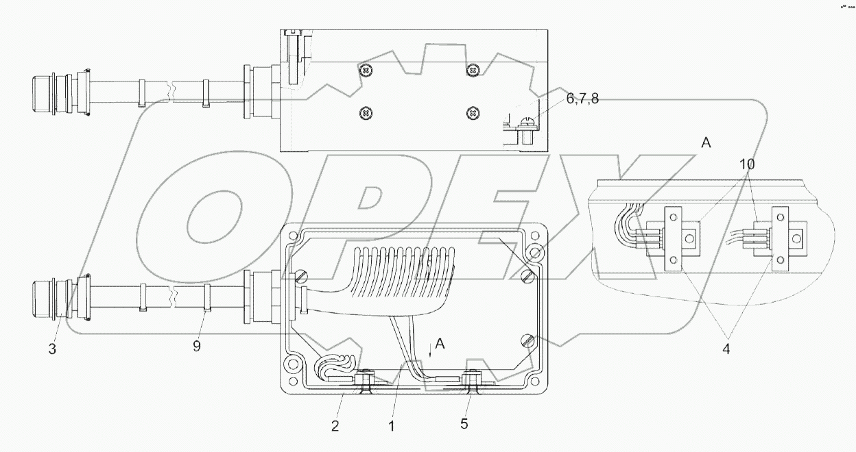 Блок регулировки питающим аппаратом КВС-2-0701800А