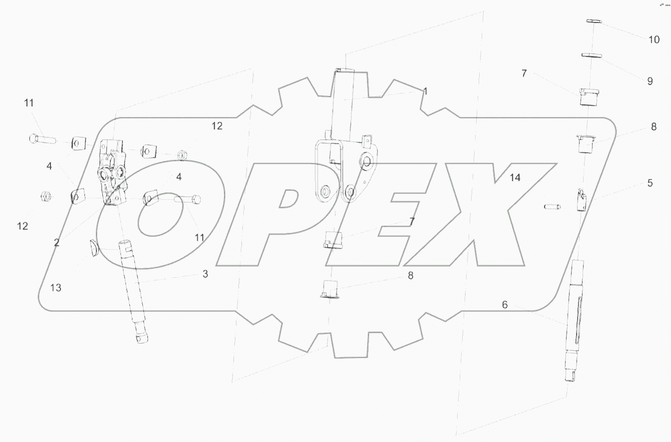 Привод управления КЗС 0119600