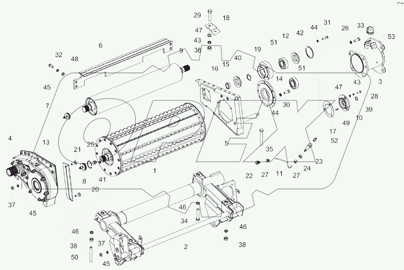 Вальцы нижние КВС-2-0111200Г-01