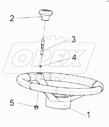 Колесо рулевое УЭС 0302560