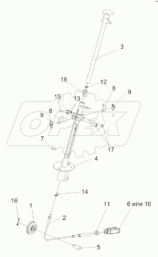 Колонка привода УЭС 0300710
