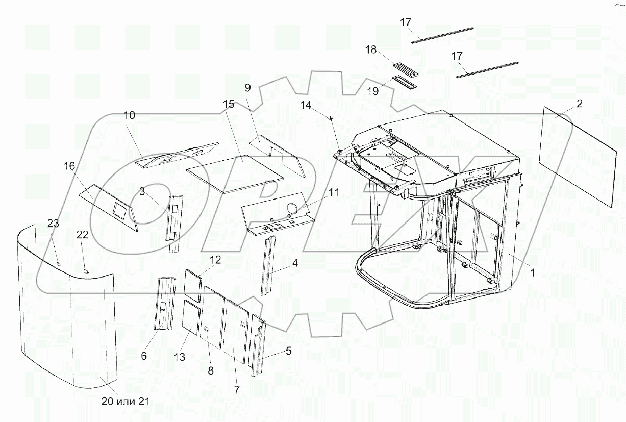 Каркас КВС-2-0122010