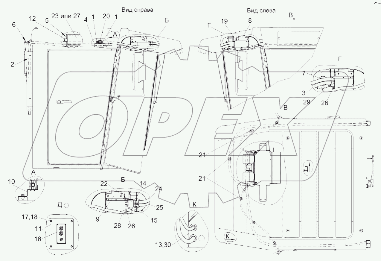 Установка испарителя КВС-2-0121050
