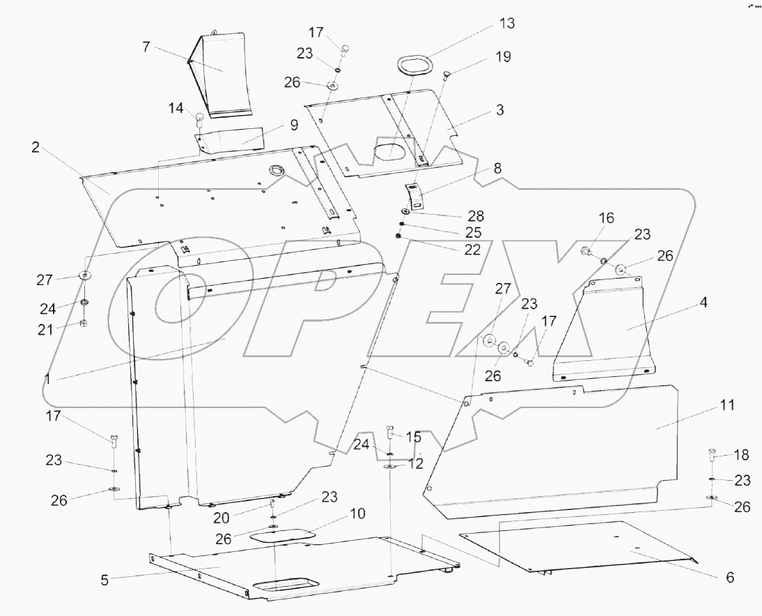 Установка настилов и ограждений КВС-2-0169000-02