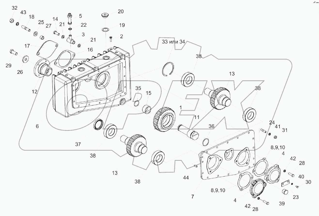 Редуктор КВС-2-0104100