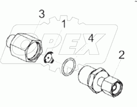 Дроссель с обратным клапаном КВС-1-0602690-05