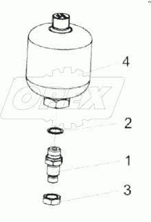 Пневмогидроаккумулятор КВС-5-0602400