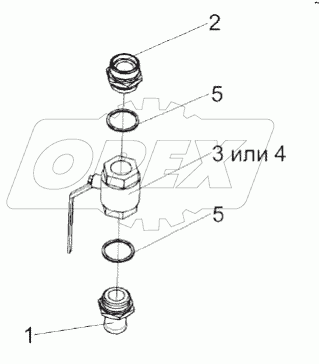 Кран КЗК-10-0602380