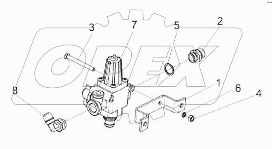 Регулятор давления КВС-2-0800180