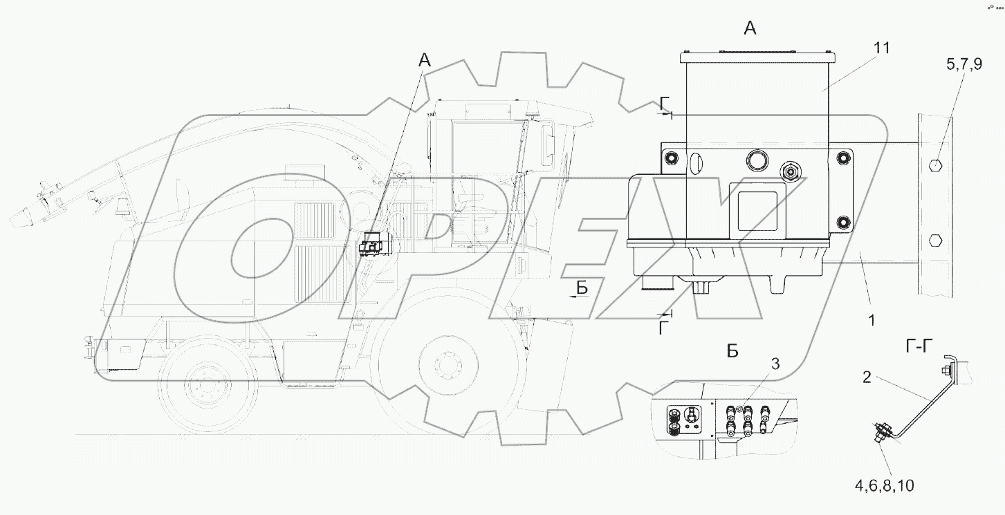 Установка централизованной системы смазки КВС-2-0900700