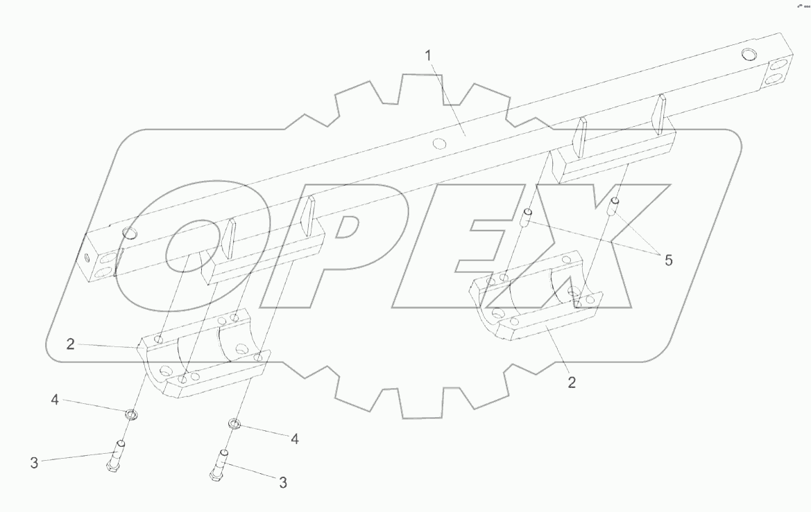 Подбрусник КВС-2-0117050А