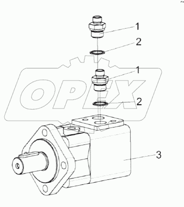 Гидромотор заточного устройства КВС-1-0602650