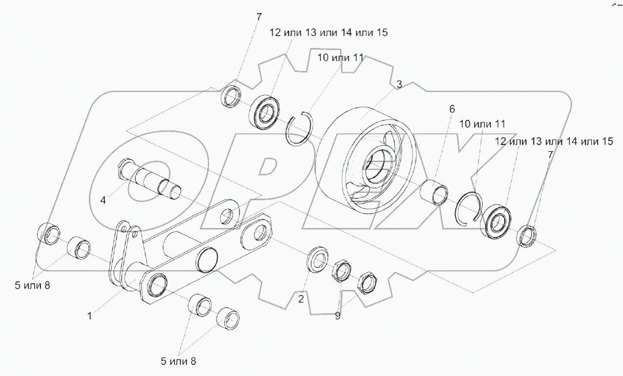 Рычаг КВС-2-0133020