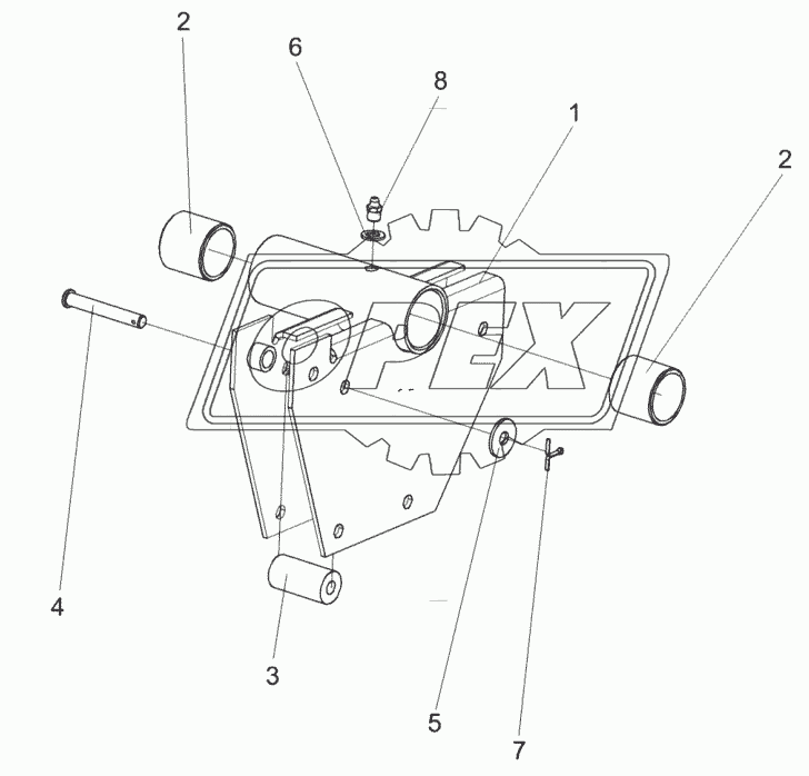 Направляющая КЗК-12-1573100