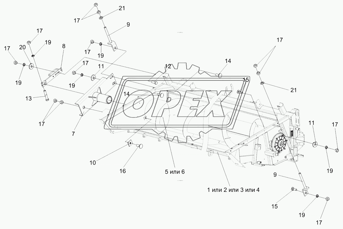 Установка тяги КЗР 1521000