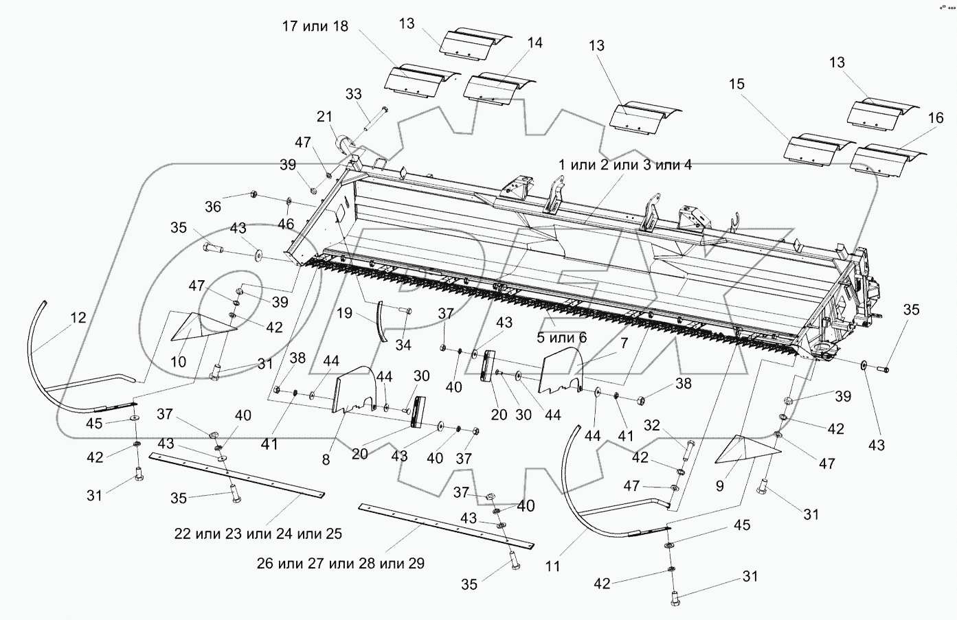 Установка делителей и щитков