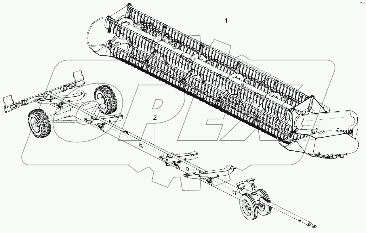 Жатка для сои КЗК-9-1-250000А