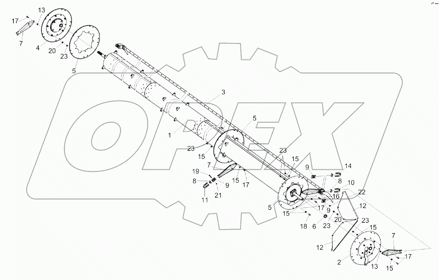 Мотовило КЗК-9-1-2503100А