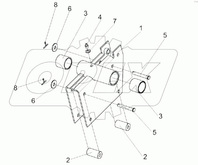 Направляющая КЗК-12-1573100-01