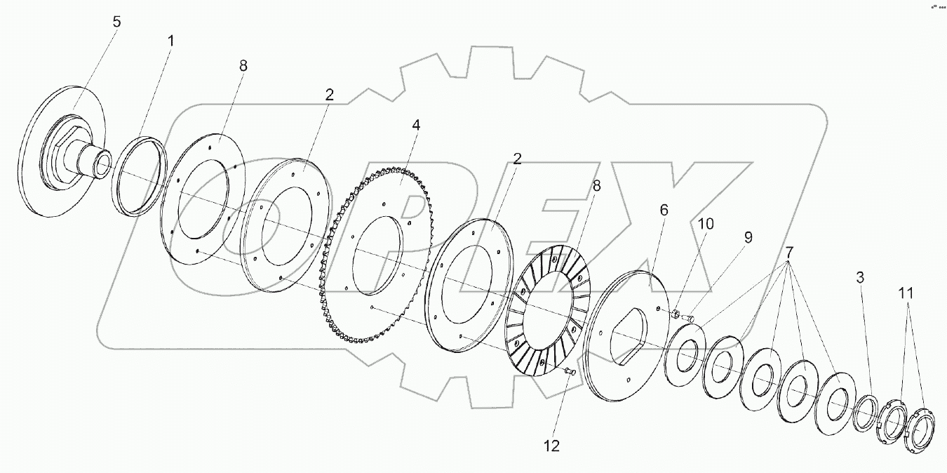 Муфта фрикционная КЗР 1503140А