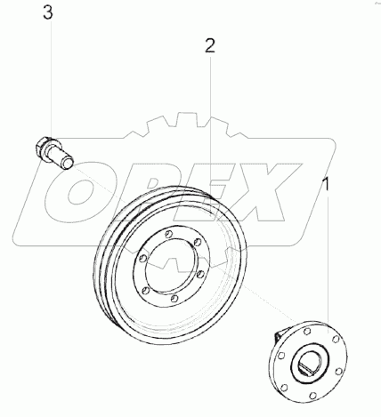 Шкив КЗК-9-1524020