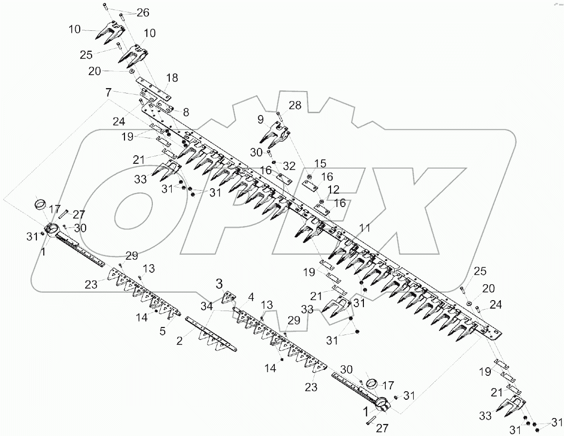 Аппарат режущий КЗК-9-1-2507010