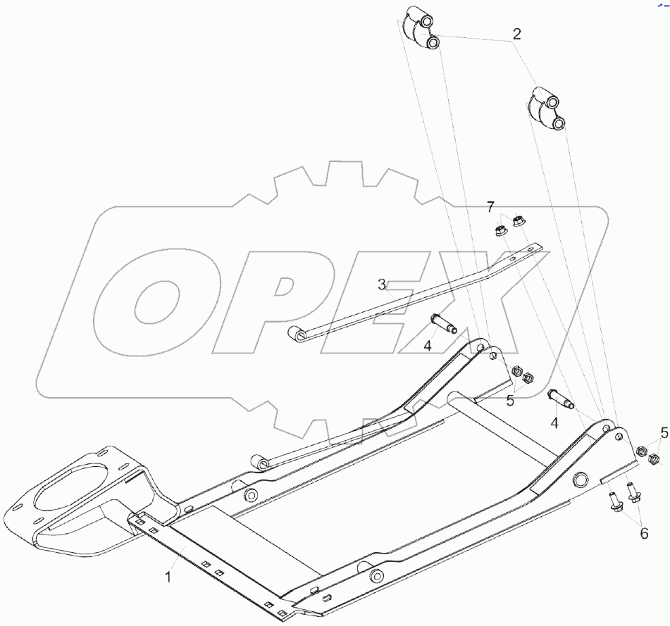 Рычаг КЗК-9-1-2504000
