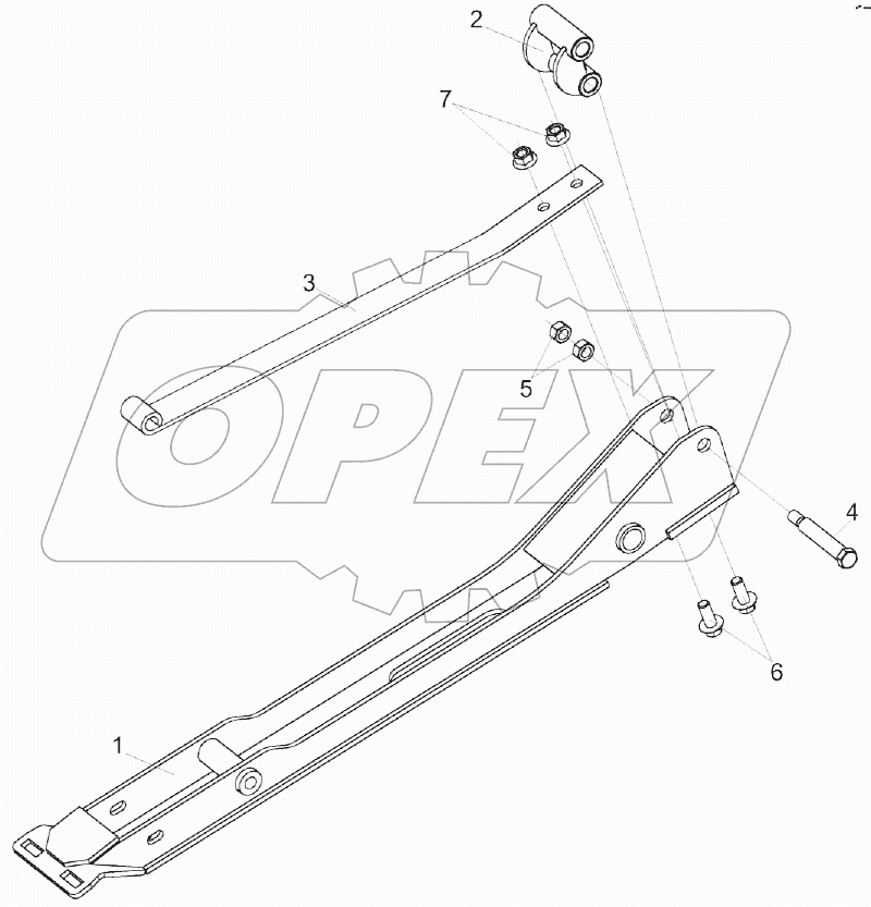 Рычаг КЗК 2503000Б