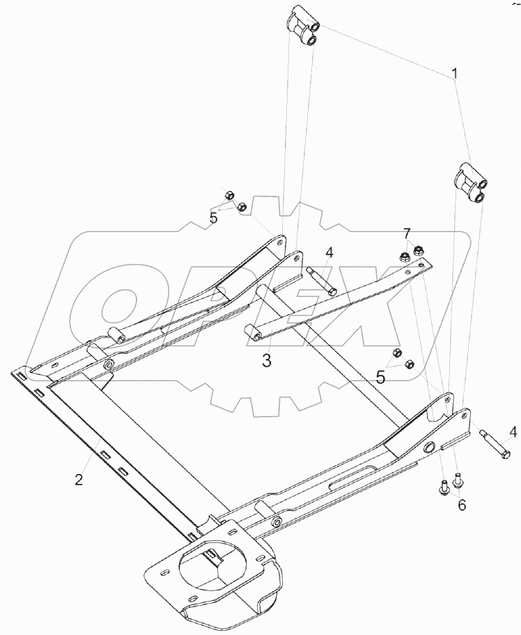 Рычаг КЗК 2504000В