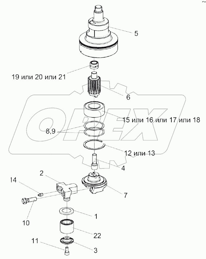 Водило КЗР 1517230