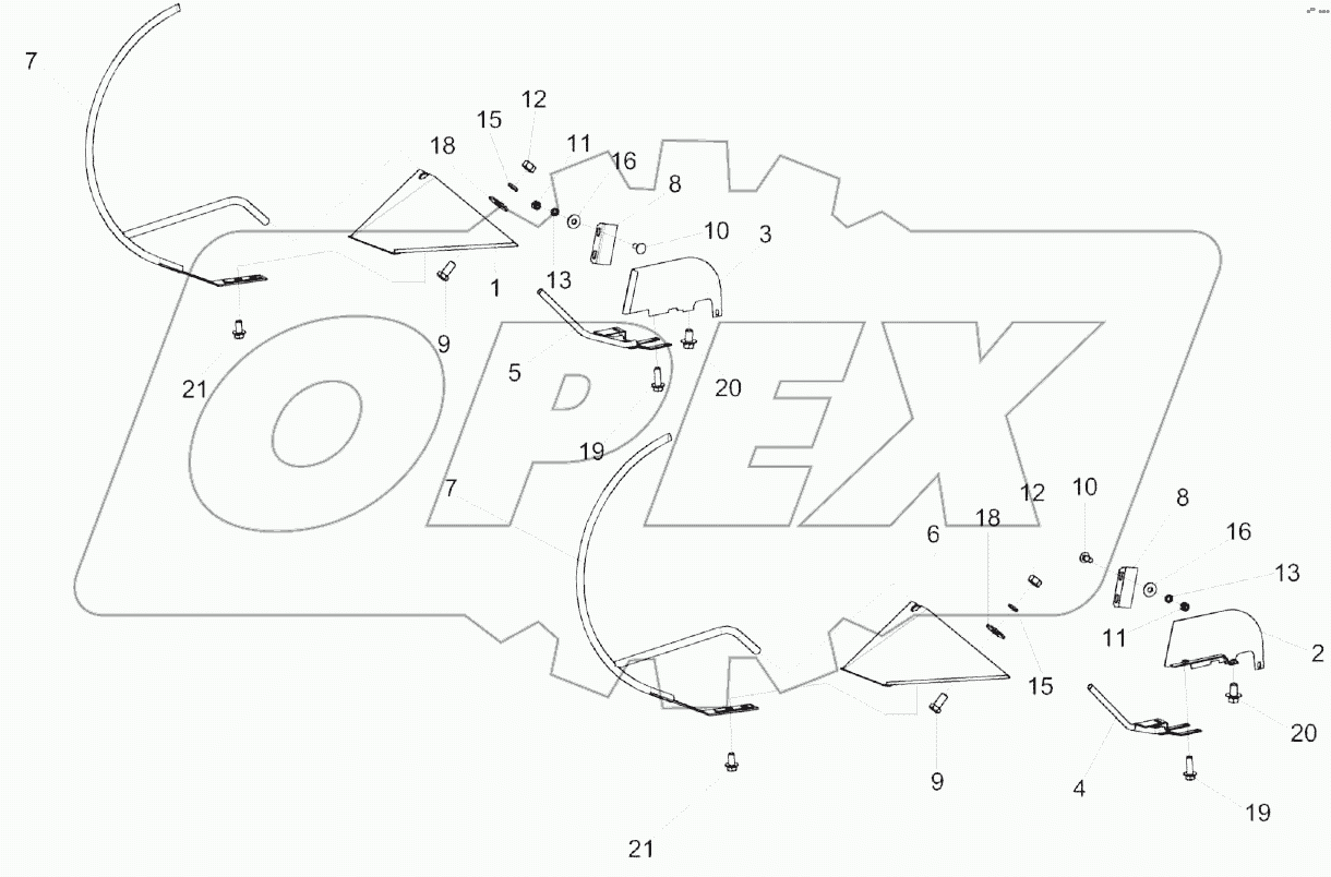 Установка делителей КЗК-9-1-2518000