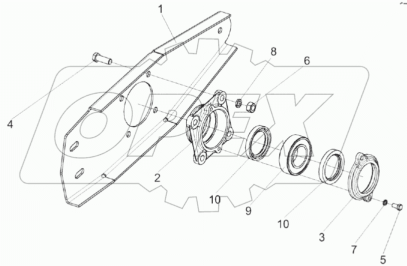 Опора КЗК-9-1-1502110